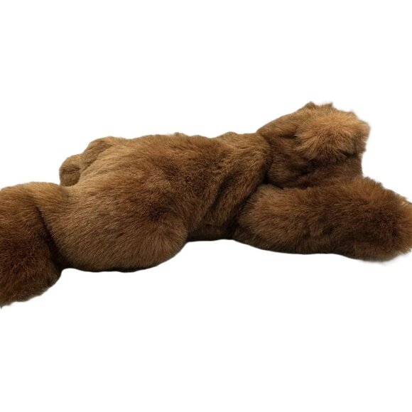 Purr-Fection MJC Plush Stuffed Bear Brown Floppy Cuddly Toy Soft Fur 14" - Picture 2 of 5